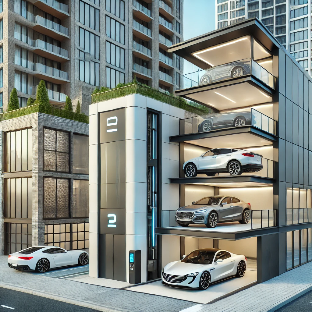 En este momento estás viendo Elevadores para Autos y Torres de Estacionamiento Automatizadas: Innovación para Espacios Residenciales y Comerciales