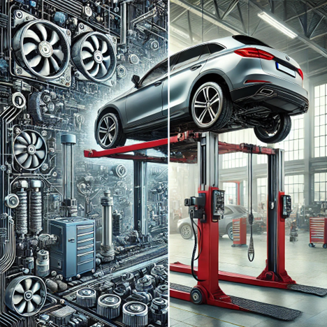 En este momento estás viendo Comparación entre elevadores hidráulicos y eléctricos para autos: ¿Cuál es mejor?