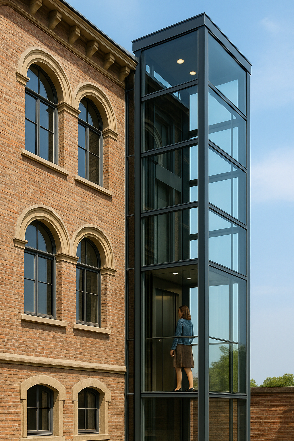 En este momento estás viendo Ascensores exteriores en edificios históricos: Integración sin invasión