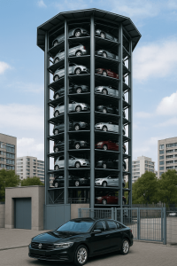 Lee más sobre el artículo Torres de estacionamiento automatizadas: La revolución del aparcamiento urbano
