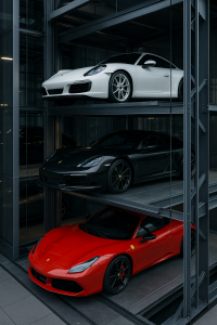 Lee más sobre el artículo Estacionamientos para autos de lujo: tecnología y elegancia vertical