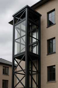 Lee más sobre el artículo Elevadores exteriores con estructura metálica: resistencia y estilo contemporáneo