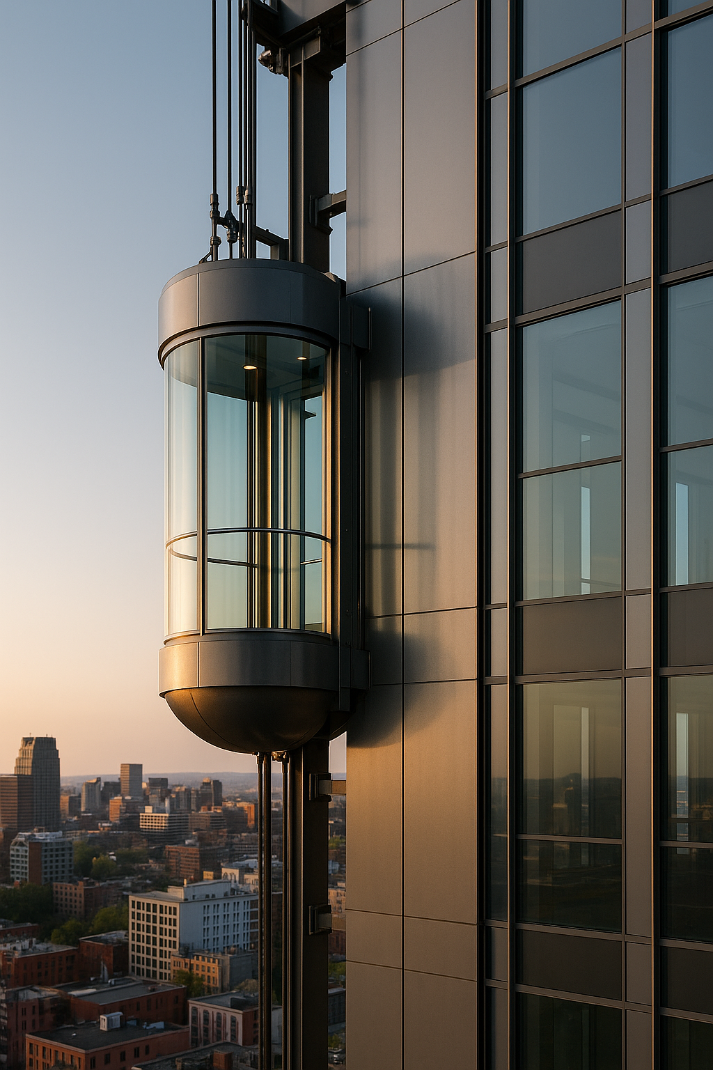 En este momento estás viendo Elevadores exteriores panorámicos: funcionalidad con vista de alto impacto