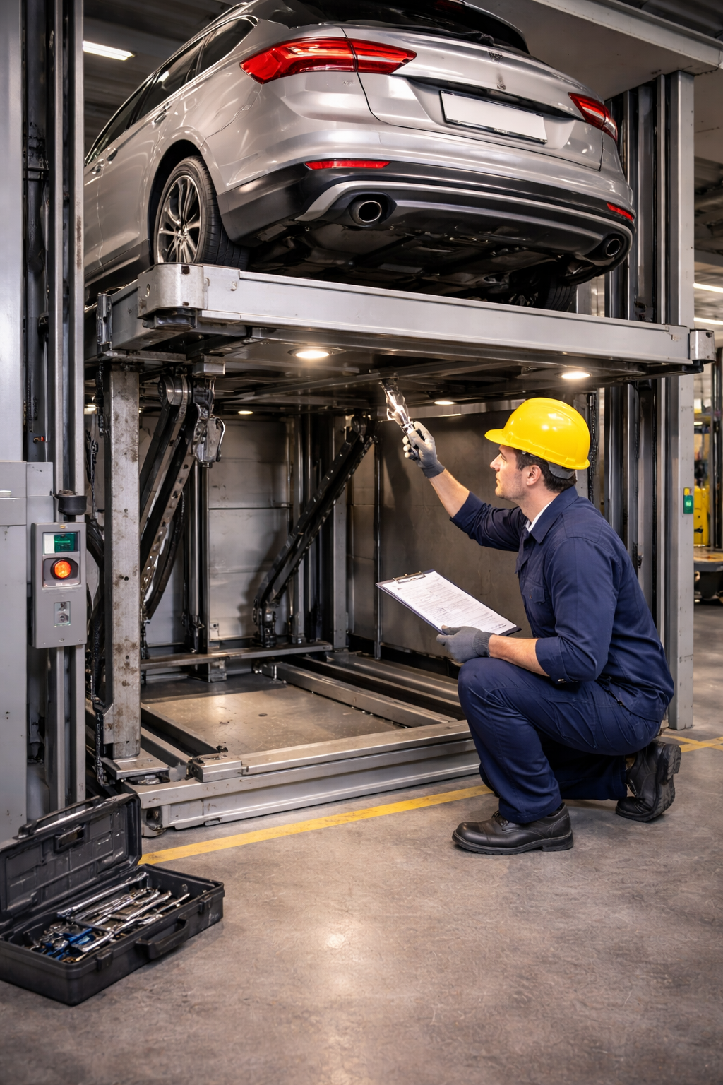 Lee más sobre el artículo Mantenimiento preventivo en elevadores para autos: tareas clave y periodicidad