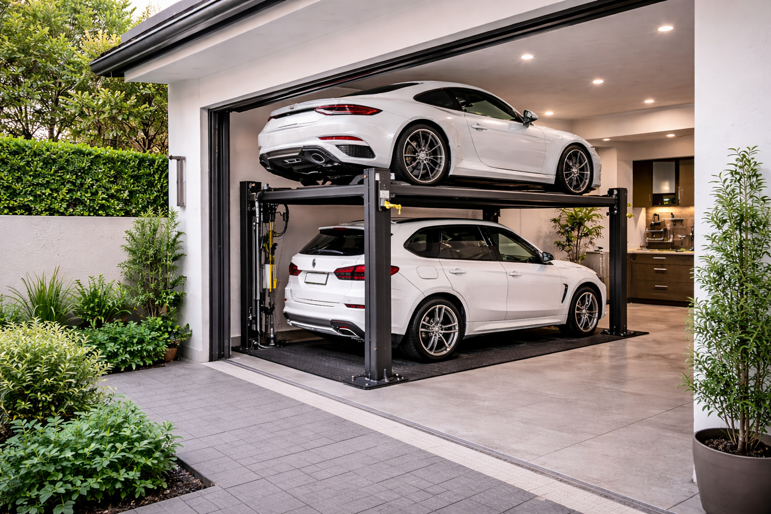 Lee más sobre el artículo Casos de uso de elevadores para autos en casas con terrenos limitados