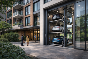 Lee más sobre el artículo Guía estratégica para desarrolladores: cuándo conviene instalar sistemas de estacionamiento vertical