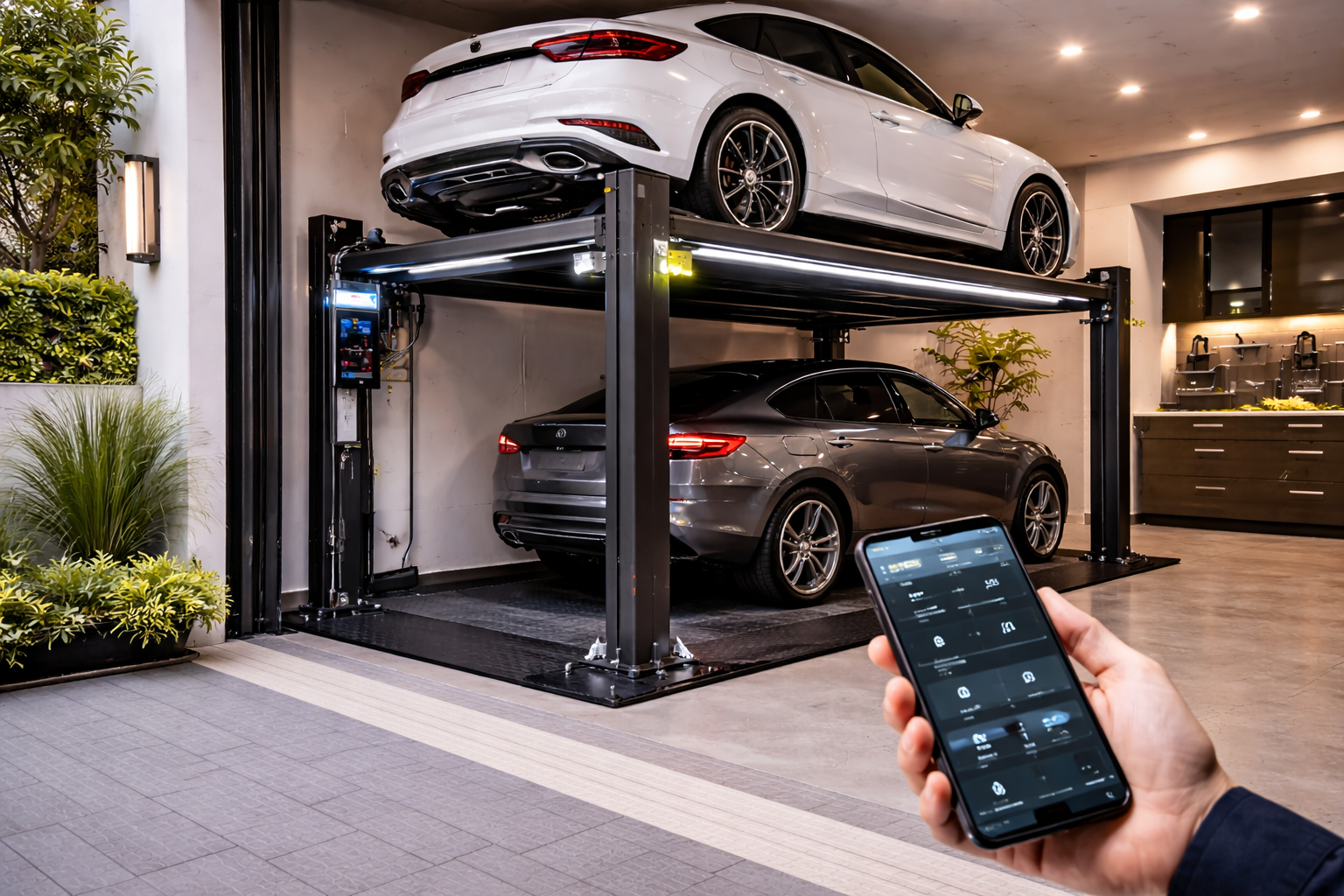 Lee más sobre el artículo Innovación en elevadores domésticos para vehículos: automatización y control inteligente