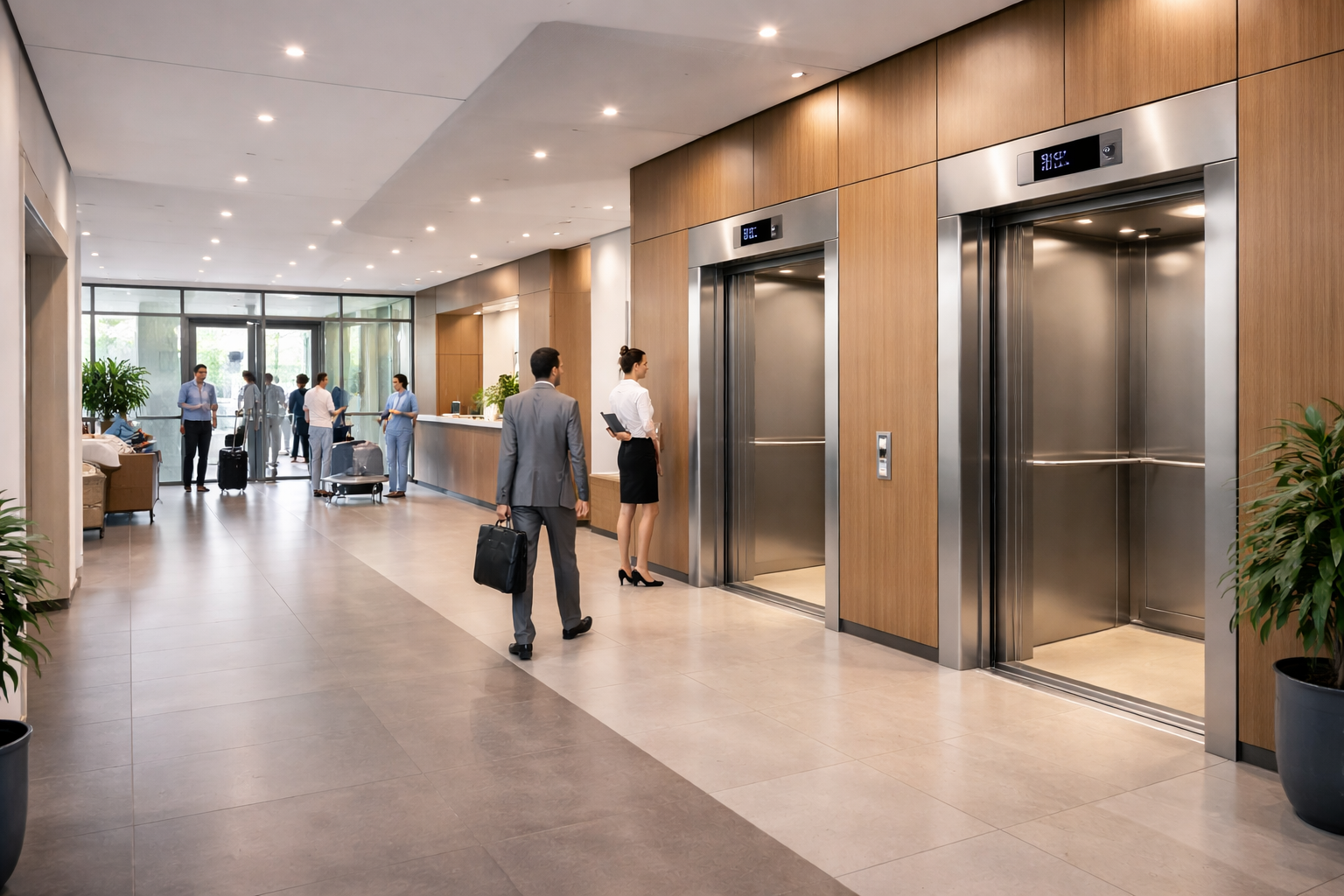 En este momento estás viendo Recomendaciones para seleccionar elevadores comerciales en hoteles, clínicas y oficinas