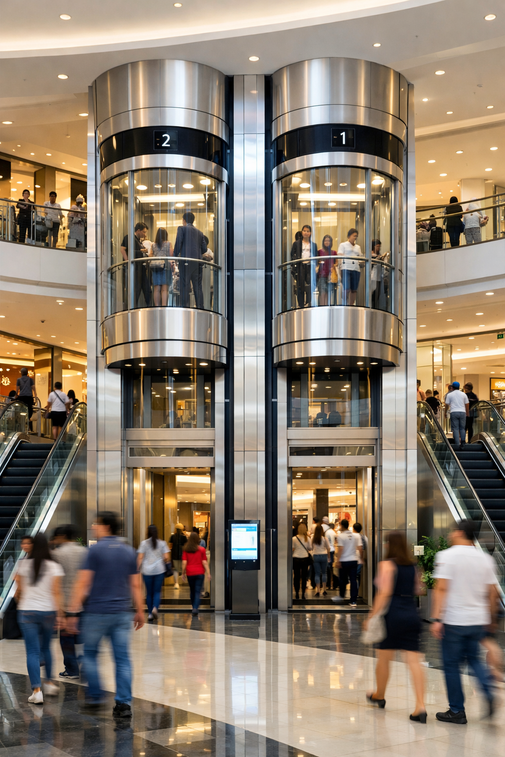 En este momento estás viendo Qué elevadores comerciales convienen para centros comerciales modernos