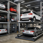 elevadores para autos en México en sistema de estacionamiento vertical para maximizar espacios
