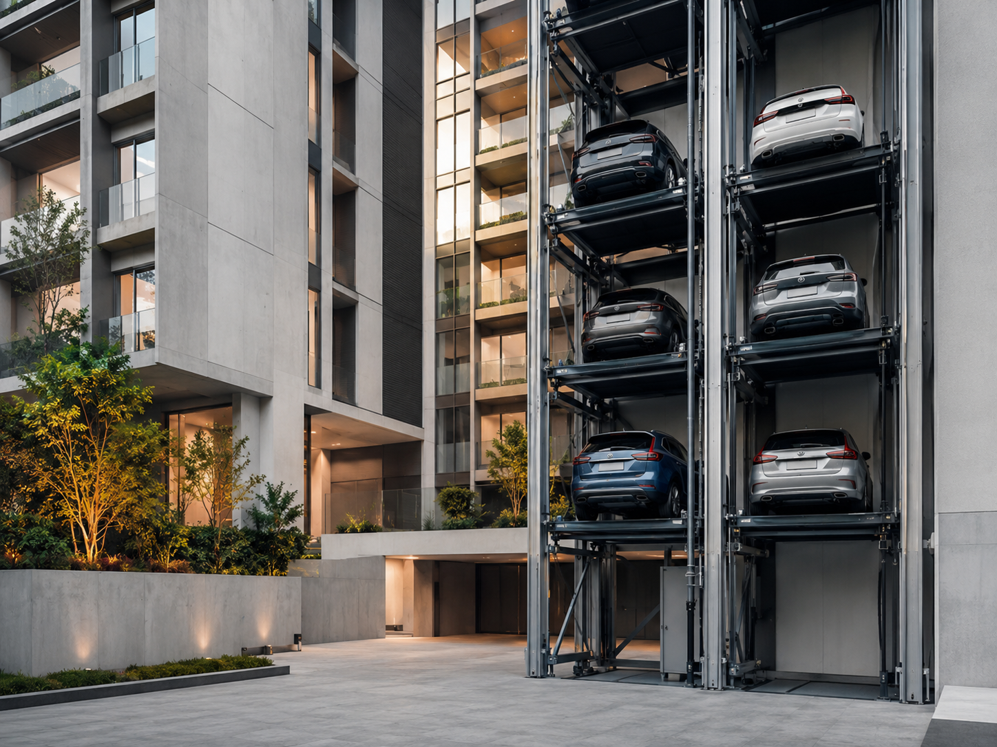 En este momento estás viendo Sistemas de estacionamiento vertical para edificios en México
