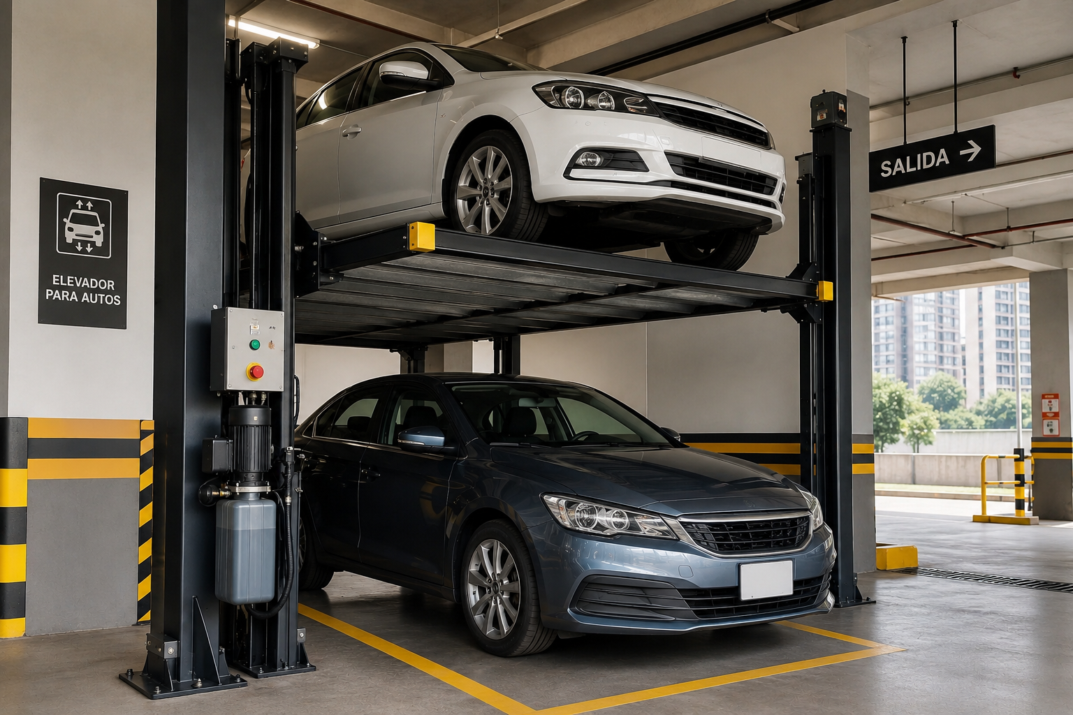 Lee más sobre el artículo Qué tipo elegir de elevadores para autos en México según el flujo