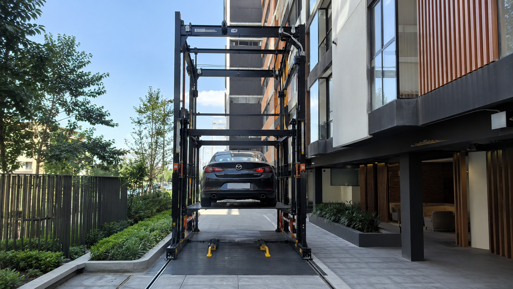 Lee más sobre el artículo  Cómo instalar estacionamiento vertical junto a edificios en México